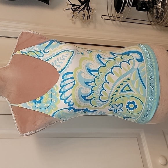 Tailor B. Moss Tops - B. Moss Criss-Cross Halter Top Size Jr M